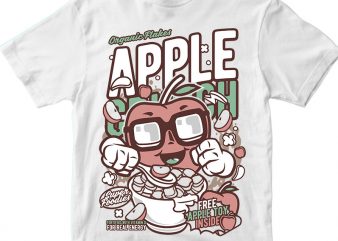 Apple Crunch t shirt design for purchase