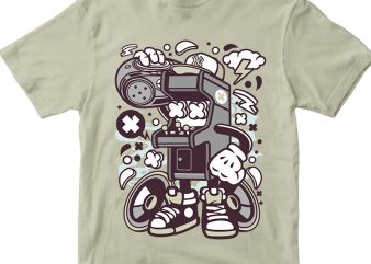 Arcade Game Boombox vector t shirt design artwork