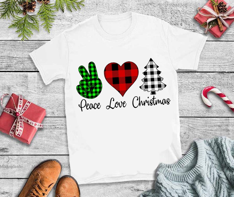 Peace Love Christmas PNG,Peace Love Christmas DESIGN TSHIRT t shirt design graphic