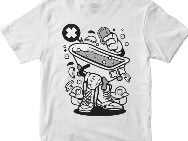 Bathtub tshirt design for sale