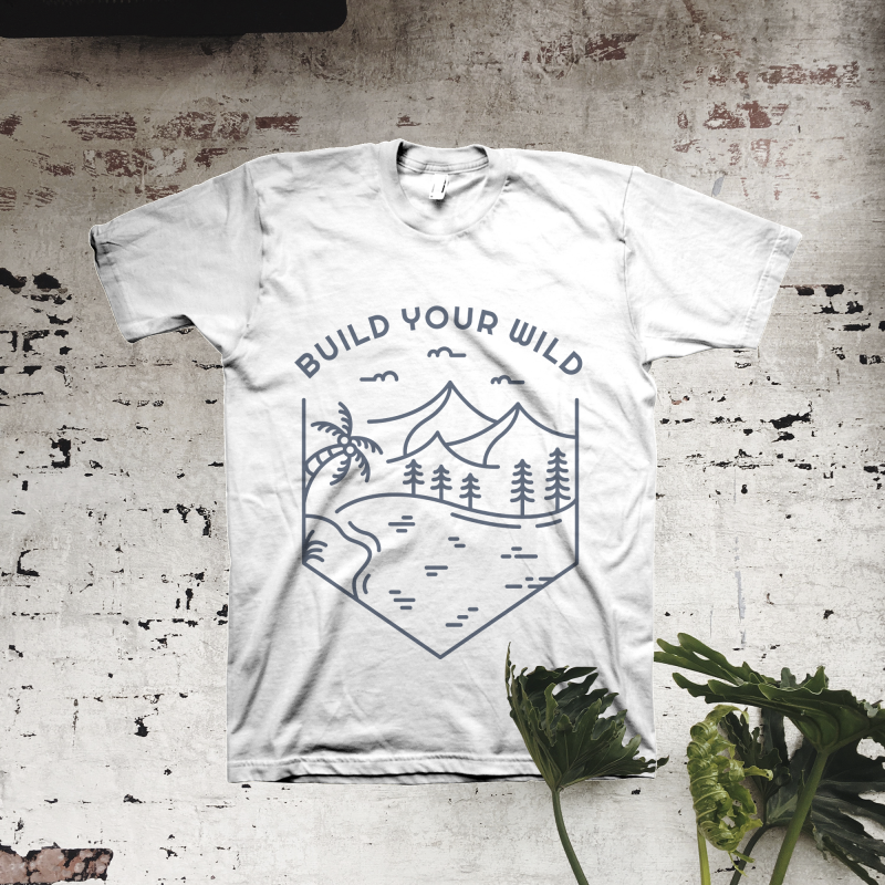 Build Your Wild t shirt designs for sale