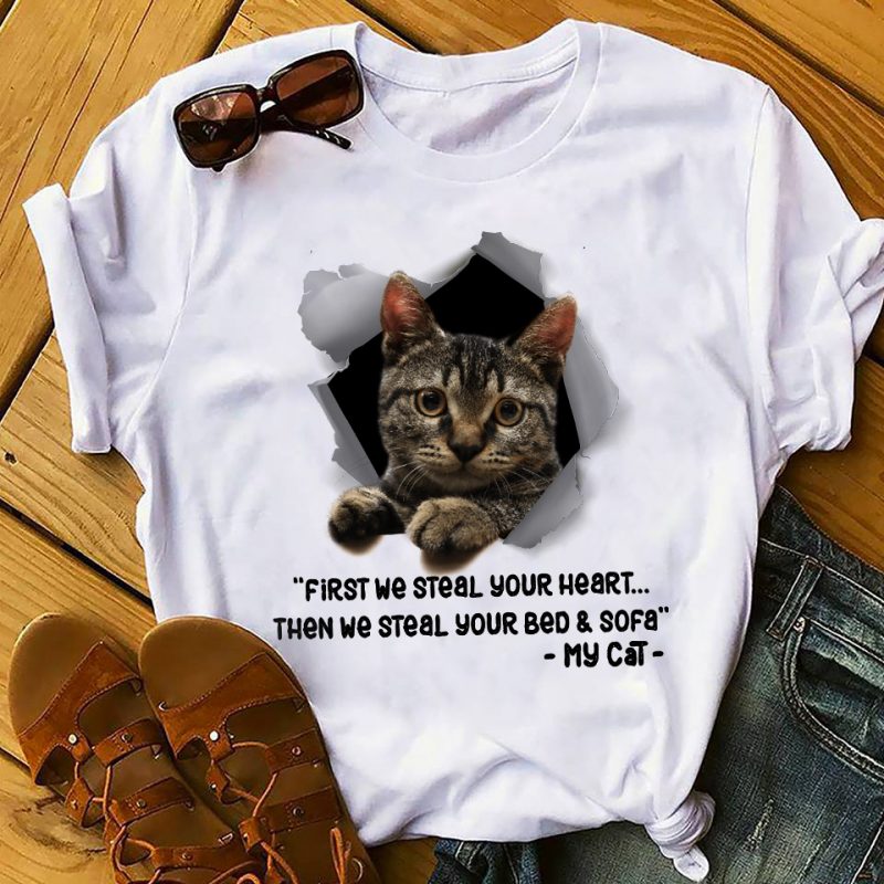 graphic cat t-shirt designs