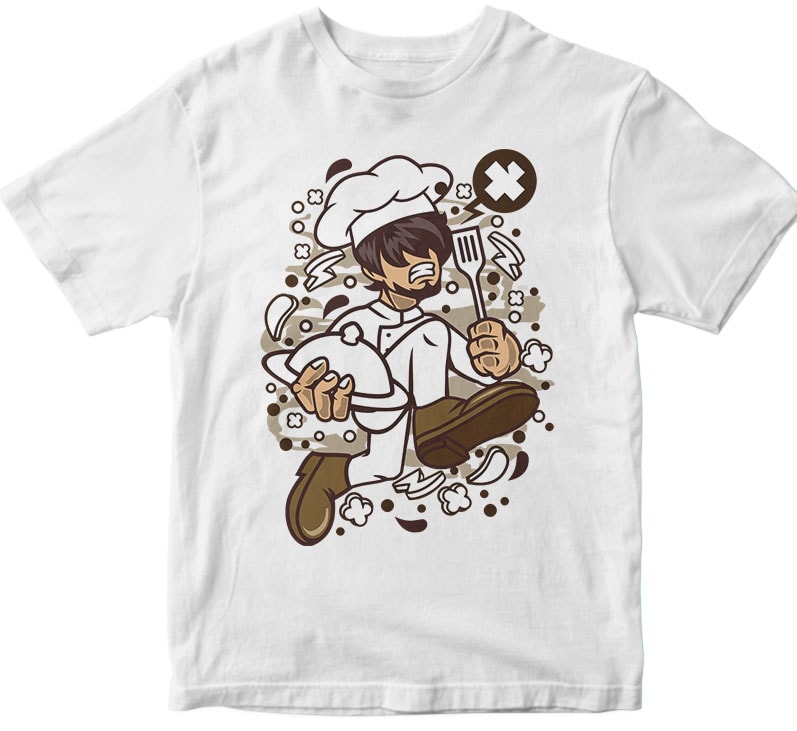 Chef Running tshirt factory