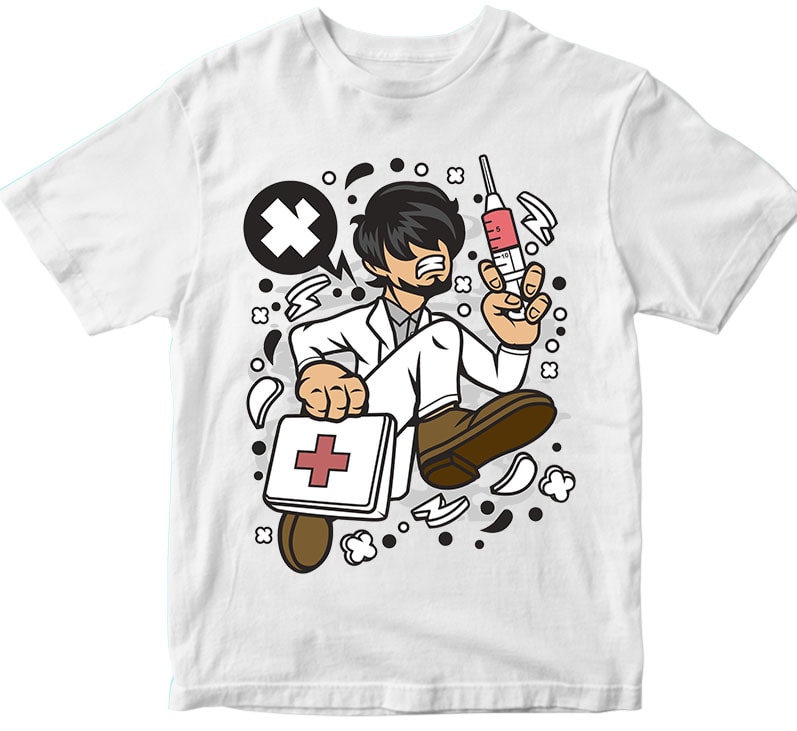 Doctor Running vector shirt designs