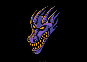 Purple Dragon tshirt design for sale