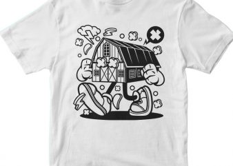 Farm House vector t-shirt design