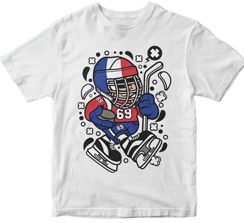 France Hockey Kid tshirt design for sale