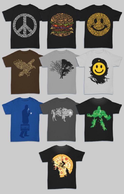 303 Tshirt Designs Mega BUNDLE Only 