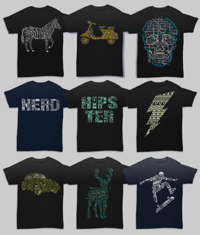 303 Tshirt Designs Mega BUNDLE Only 