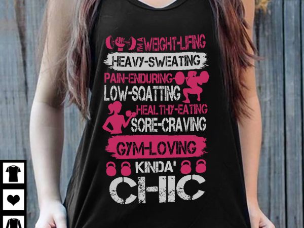 Gym loving t shirt design template