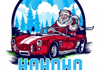 HELLO SANTA t shirt design for sale