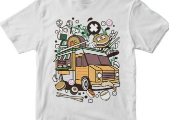 Japanese Food Van buy t shirt design