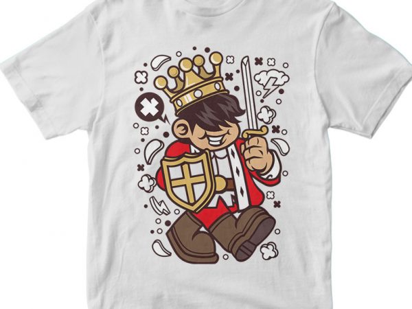 King kid tshirt design for sale