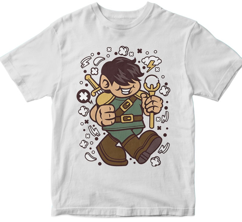 Knight Kid t shirt designs for sale