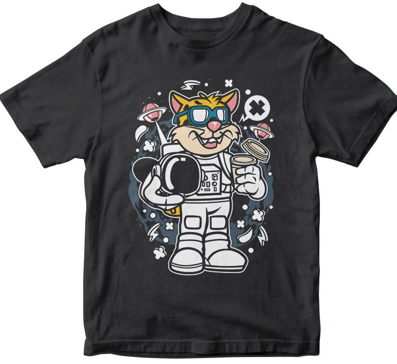 Leopard Astronaut t shirt design png