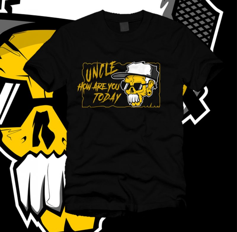 Uncle T-shirt vector t-shirt designs for merch by amazon