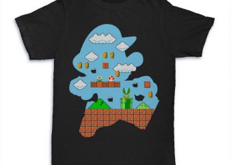 Mario World Tshirt t-shirt design png