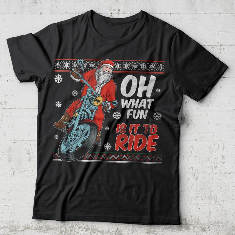 Oh what fun is it to ride vector t-shirt design tshirt factory