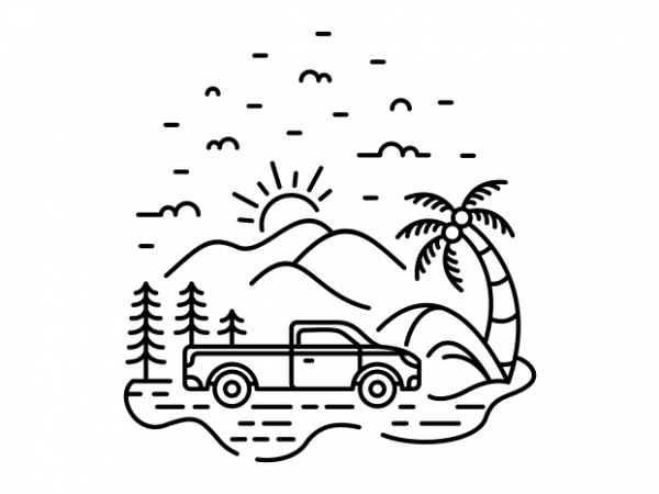 My truck my adventure design for t shirt