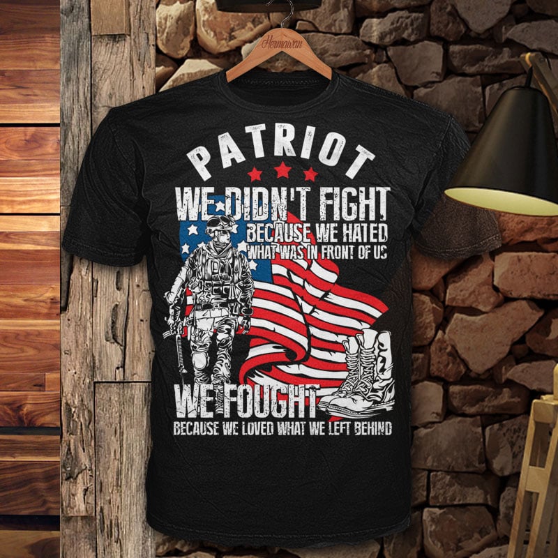 Patriot tshirt design for sale