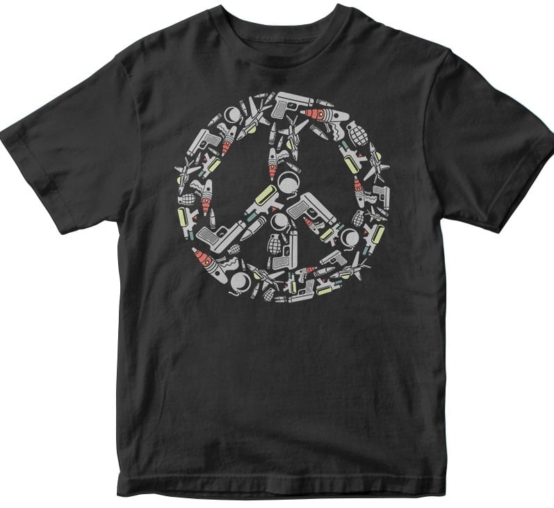 Peace tshirt designs for merch by amazon