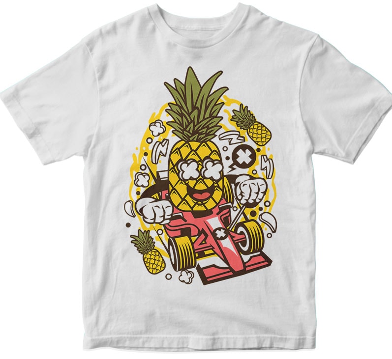 Pineapple Formula Racer buy tshirt design