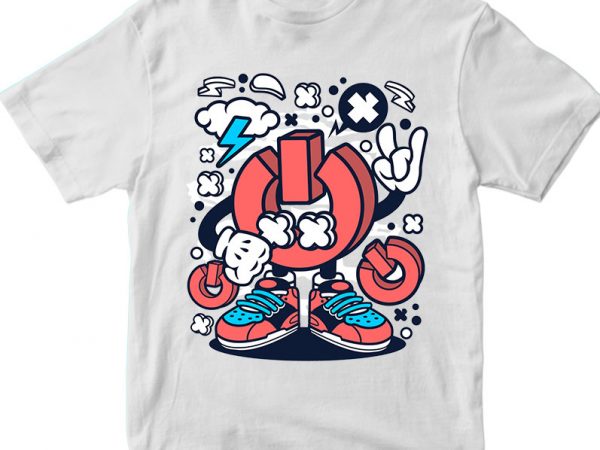 Power vector t-shirt design for commercial use