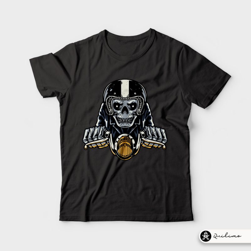Death Biker t shirt designs for sale