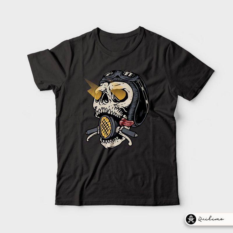 Skull Biker buy tshirt design