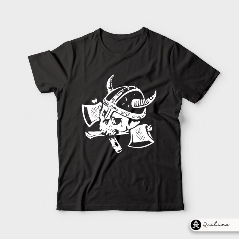 Death Viking t shirt design graphic