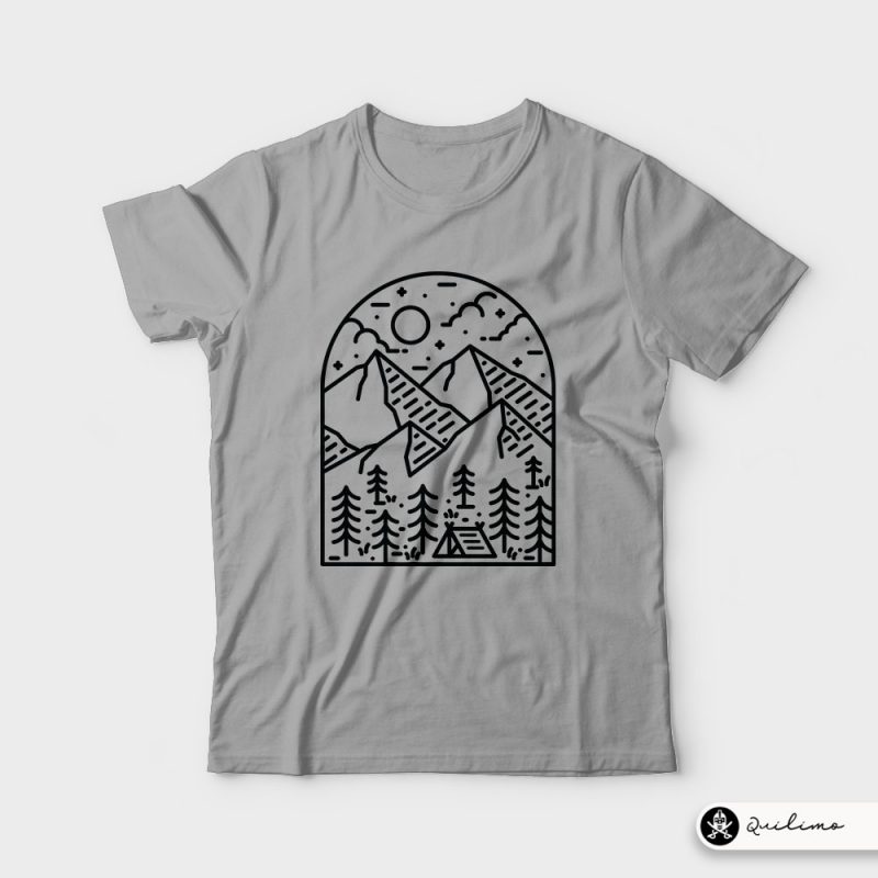 Camping buy t shirt design