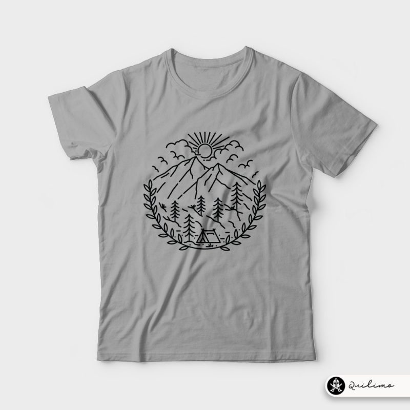 Camping buy t shirt design