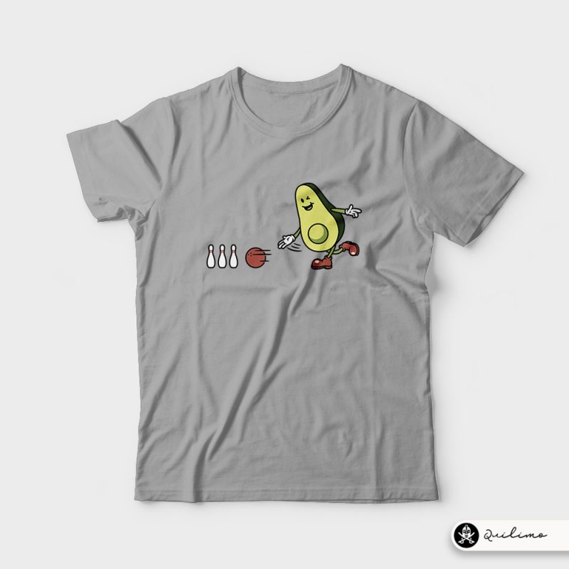 Avocado Playing Bowling tshirt factory