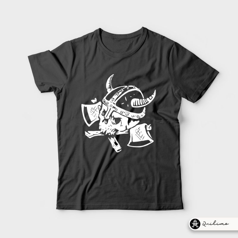 Death Viking t shirt design graphic
