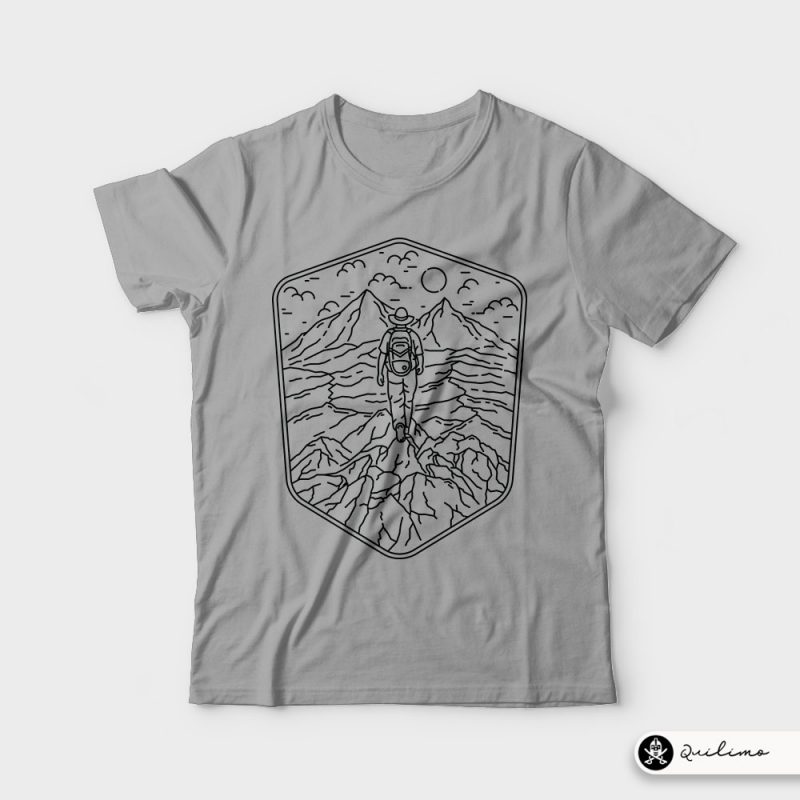 Traveler tshirt design for sale