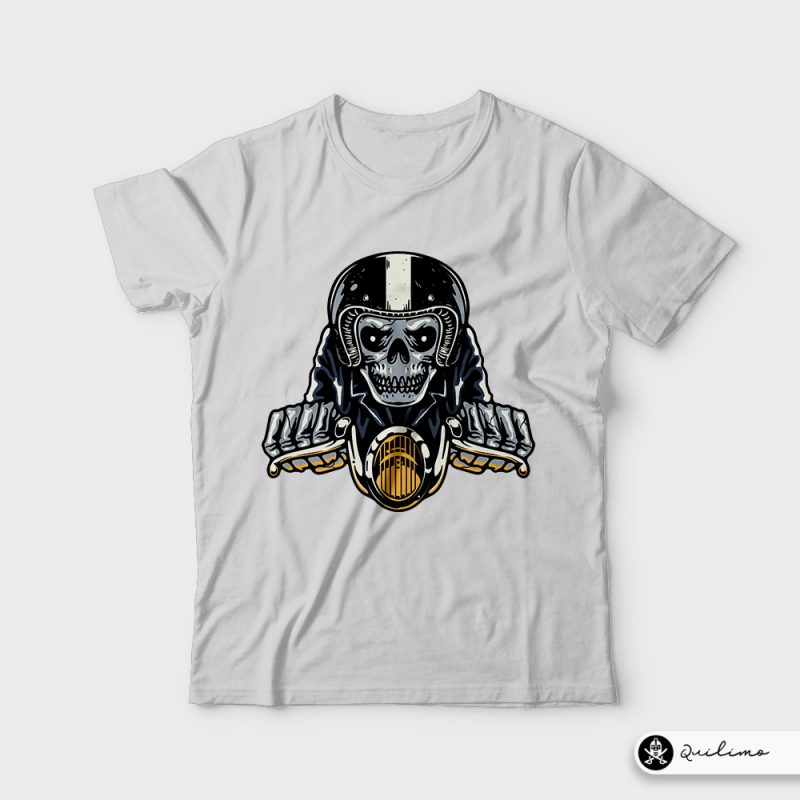 Death Biker t shirt designs for sale