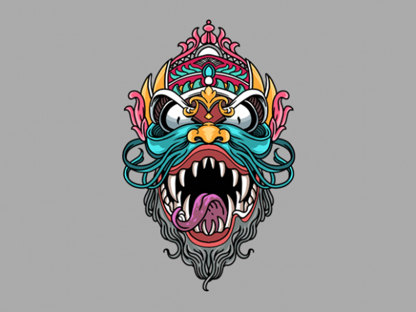 Dragon oriental graphic t-shirt design