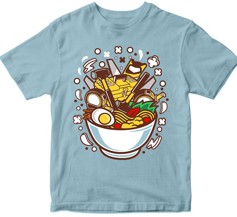 Ramen Tools t-shirt designs for merch by amazon