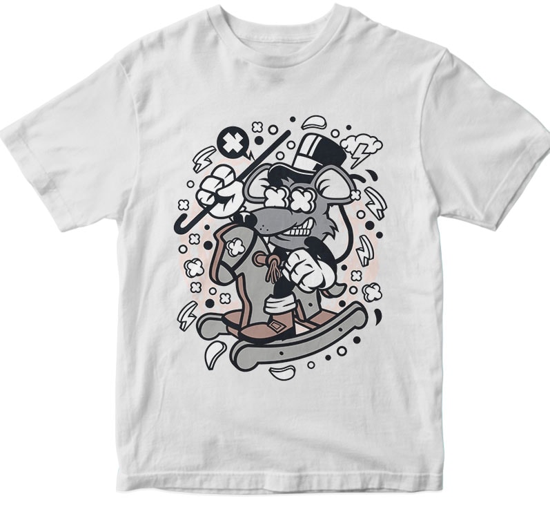Rat Rocking Horse tshirt-factory.com