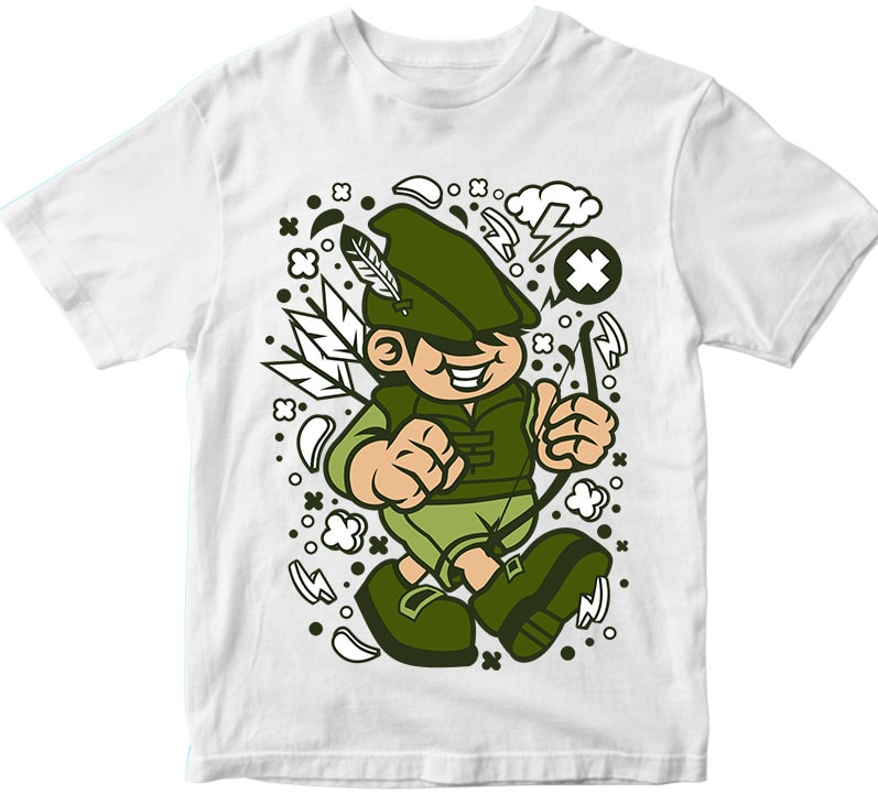 Robin Hood Kid t shirt designs for sale
