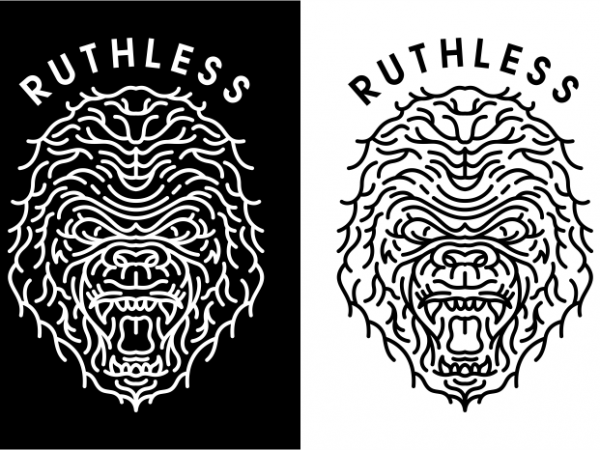 Ruthless design for t shirt