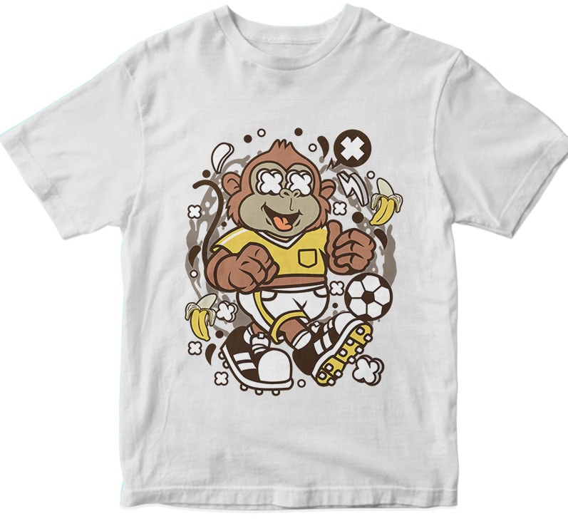 Soccer Monkey buy tshirt design