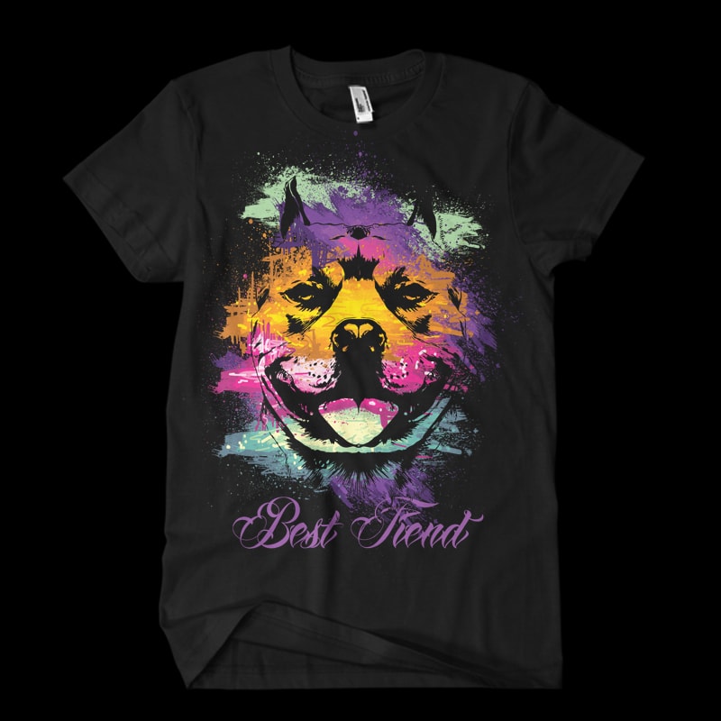 pitbull love tshirt design for sale