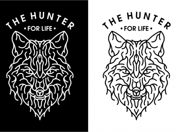 The hunter buy t shirt design artwork
