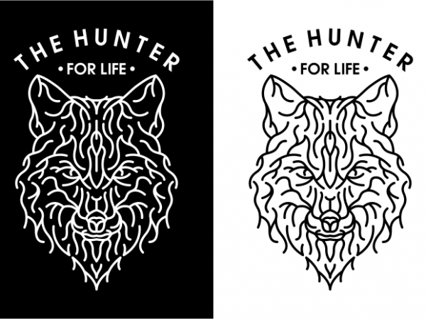 The hunter buy t shirt design artwork The hunter buy t shirt design artwork