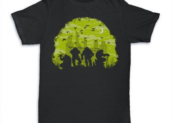 The Ninjas graphic t-shirt design