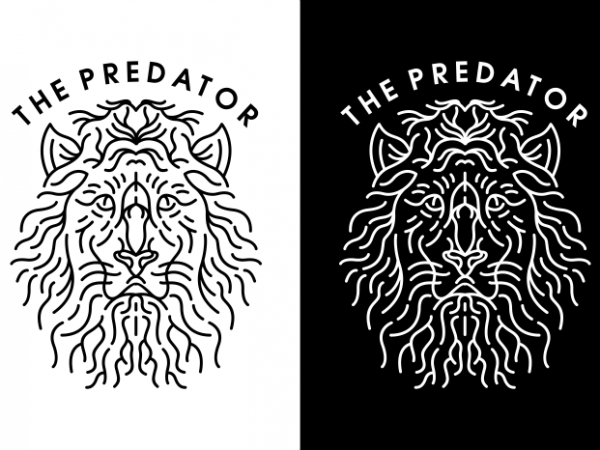 The predator vector shirt design The predator vector shirt design