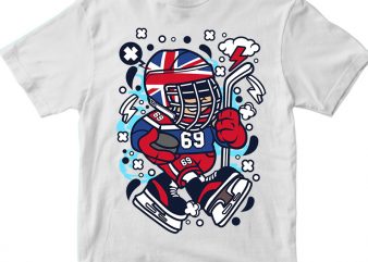 United Kingdom Hockey Kid buy t shirt design