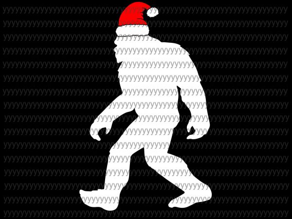 Bigfoot svg, bigfoot yeti sasquatch ugly christmas sweater, svg, png, dxf, eps file print ready shirt design