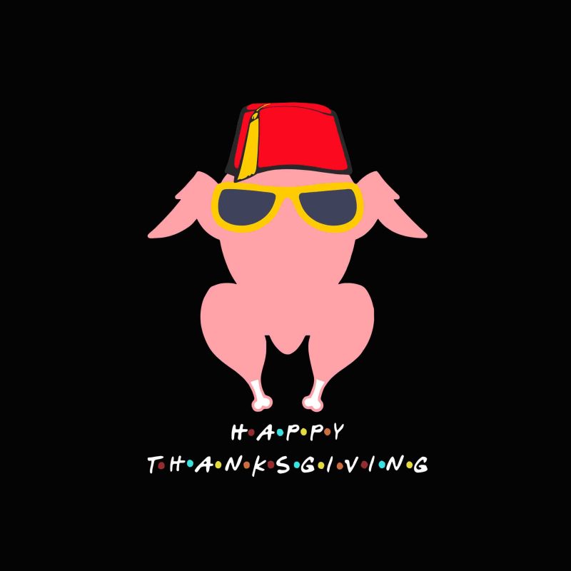 Happy Thanksgiving Svg Png Dxf Eps Thanksgiving Friends Funny Turkey Head Svg Png Dxf Eps File Print Ready Shirt Design Buy T Shirt Designs